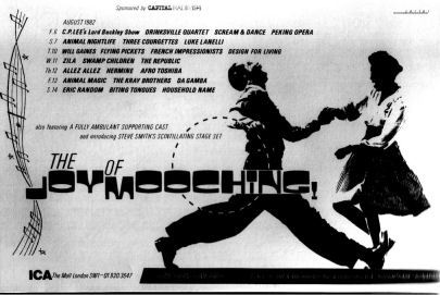 The Joy Of Mooching!: Biting Tongues/Eric Random/Household Name at the ICA, London